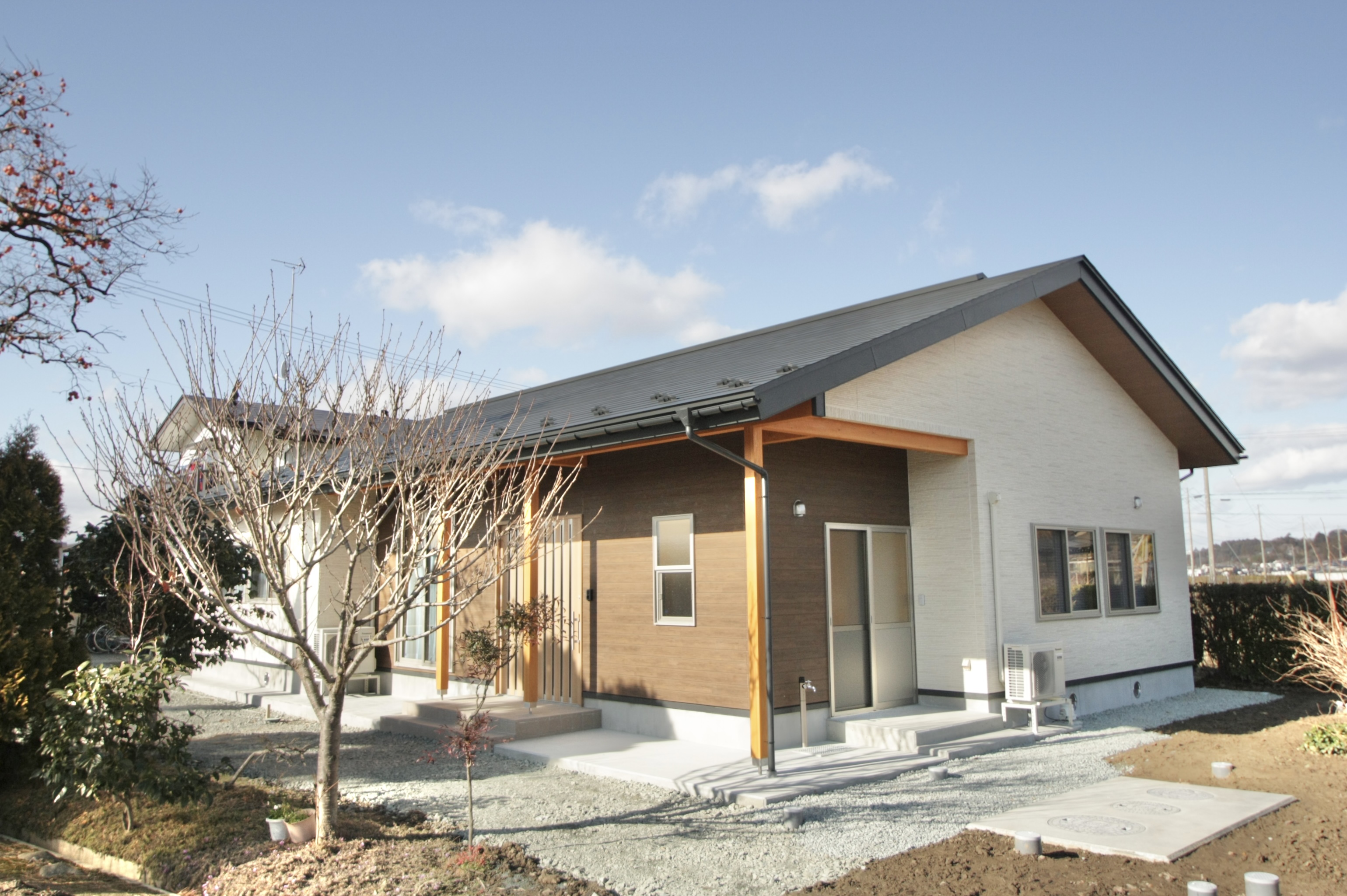 田園に建つ、いつでもぐっすり眠れる家 画像